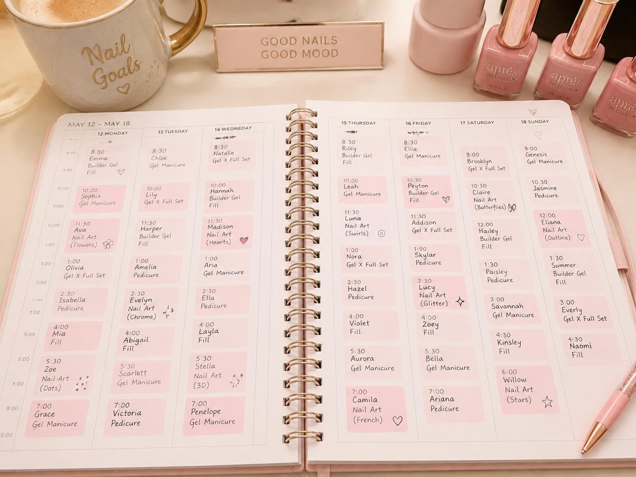 Planner de 30 dias do Método Agenda Cheia